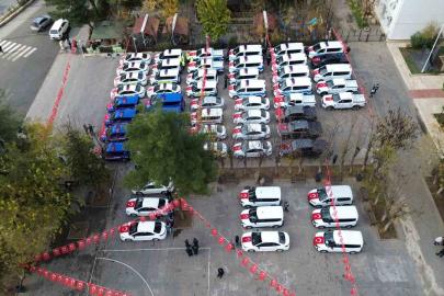 Siirt’te 68 araç kolluk kuvvetlerine teslim edildi
