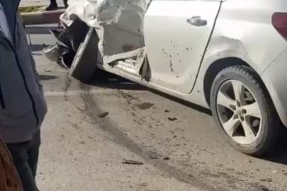 Siirt’te otomobil ile kamyonet çarpıştı: 2 yaralı