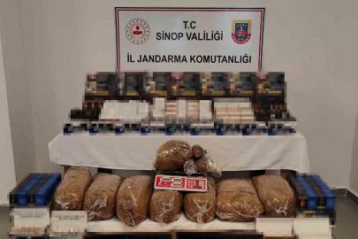 Sinop’ta kaçak tütün operasyonu: 3 gözaltı