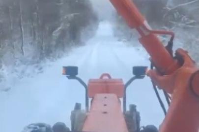 Sinop’ta kar yağışı: 34 köy yolu ulaşıma kapandı