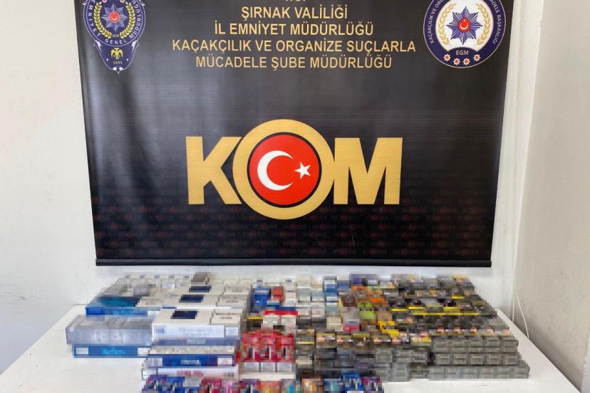 Şırnak’ta jandarma 10 milyon liralık kaçak malzeme ele geçirdi