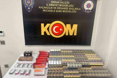 Şırnak’ta kaçakçılık ve narkotik operasyonu