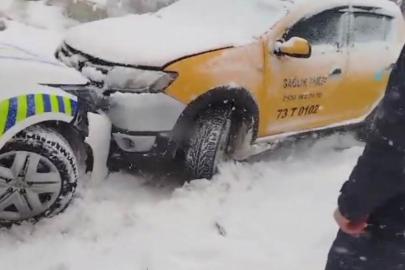 Şırnak’ta yoğun kar ve buzlanma zincirleme kazaya neden oldu