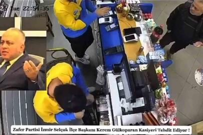 Siyasi parti ilçe başkanından kasiyere tehdit