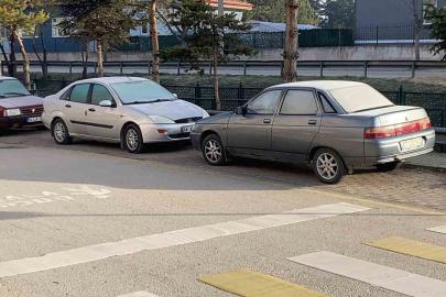 Soğuk hava sebebiyle çimler ve otomobil camları buz tuttu