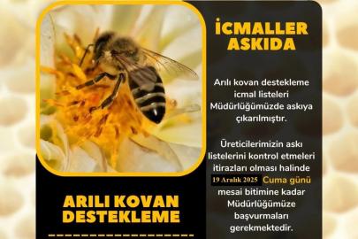 Söke’de arıcılara İcmal Listesi uyarısı