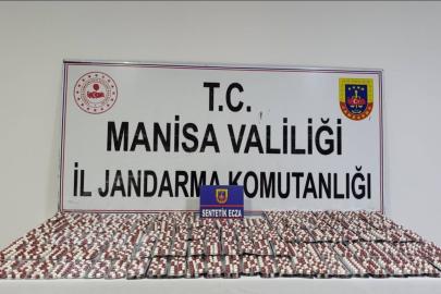 Soma’da 3 bin 644 sentetik ecza ele geçirildi