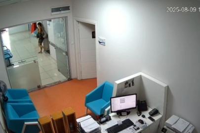 Suç makinesi kadın daha fazla kaçamadı: Hırsızlık anları kameraya yansıdı