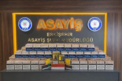 Şüpheli araçtan binlerce dal bandrolsüz sigara ele geçirildi