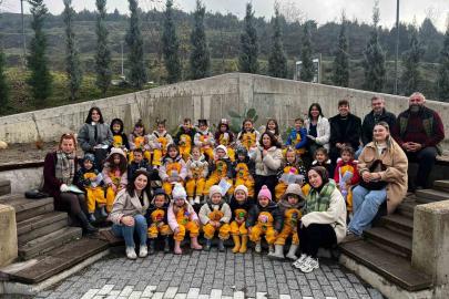 Süs ve Tıbbi Bitkiler Botanik Bahçesi minik ziyaretçilerini ağırladı