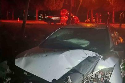 Susurluk’ta trafik kazası: 1 yaralı