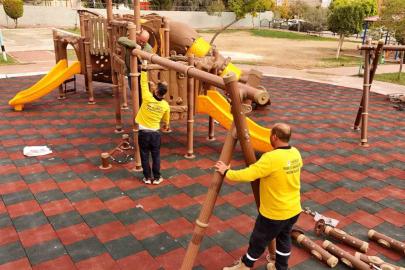 Tarsus’ta Gaspıralı Parkı modern bir görünüme kavuşuyor