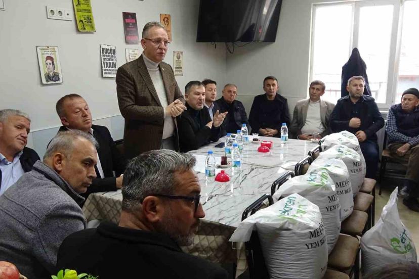 Tavşanlı’da üreticilere tohum ve gübre desteği