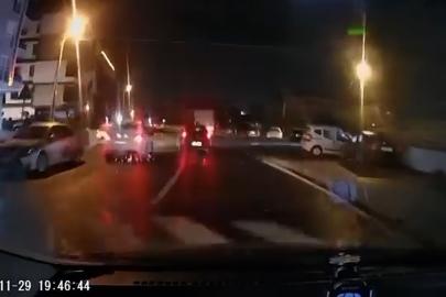 Tehlikeli kovalamaca araç kamerasında