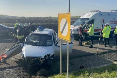 Tekirdağ’da feci kaza: 5 yaralı