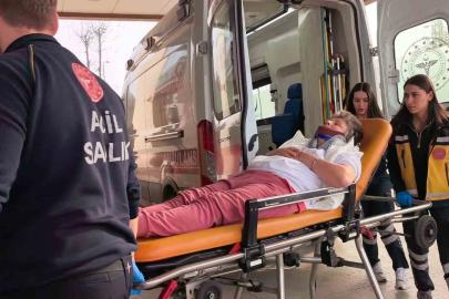 Tır ile karavan çarpıştı: kadın sürücü yaralandı