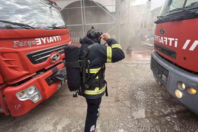 Tokat’ta spiral makinesinin oluşturduğu kıvılcım yangına neden oldu
