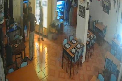Trabzon’da restorandaki silahlı saldırının görüntüleri ortaya çıktı