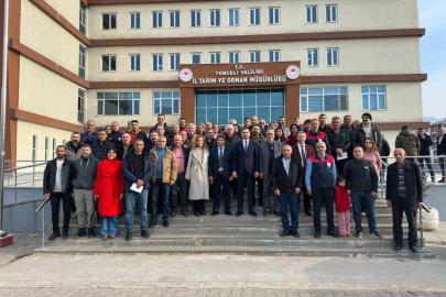 Tunceli’de arıcılara yönelik bakım ve hastalıklarla mücadele eğitimi