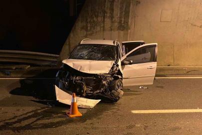 Tünelde meydana gelen kazada 4 kişi yaralandı