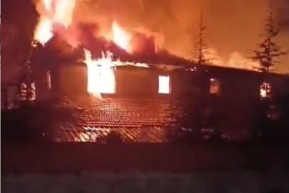 Turhal’da çıkan yangında bir kadın hayatını kaybetti