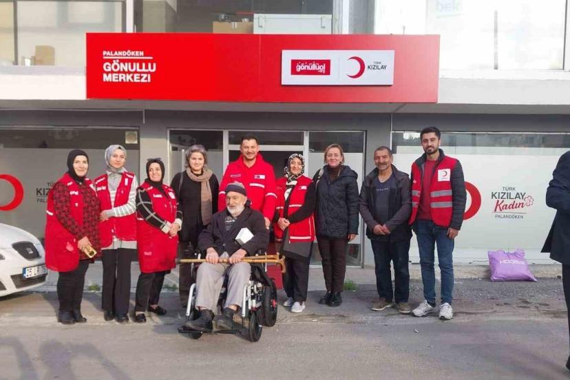 Türk Kızılay Palandöken Şubesi yine yürekleri ısıttı