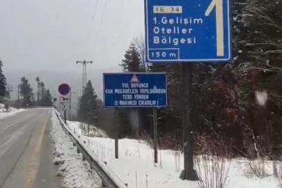 Uludağ’da kar yağışı etkisini sürdürüyor