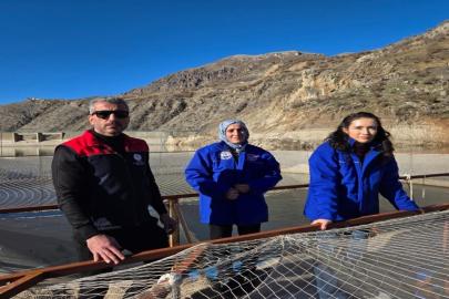 Uludere’de alabalık üretim tesislerine denetim