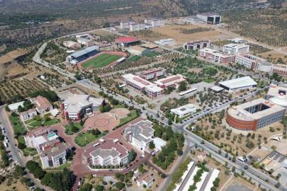 Üniversite kampüsü estetik görünüme kavuşturuldu