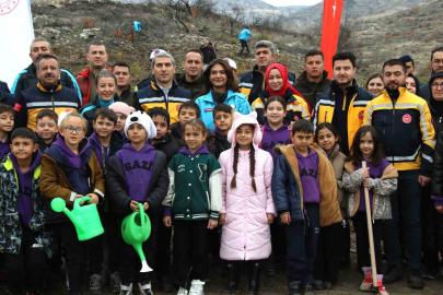 Uşak’ta Acil Sağlık Hizmetleri Haftası’nda fidanlar toprakla buluştu