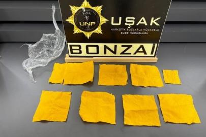 Uşak’ta çok sayıda uyuşturucu madde ele geçirildi