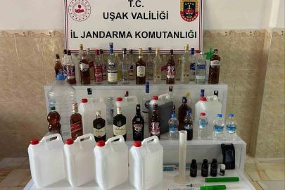 Uşak’ta yılbaşı öncesi jandarma içki kaçakçılarına darbe