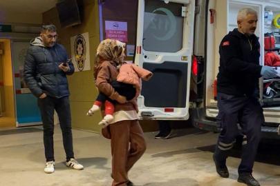 Üzerine şifonyer devrilen çocuk hastaneye kaldırıldı
