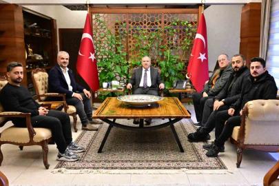 Vali Ali Fidan Düzceli gazetecileri ağırladı