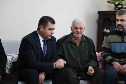 Vali Aslan şehit polis Turgut Külünk’ün ailesini yalnız bırakmadı