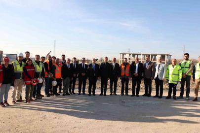 Vali Coşkun, Denizli OSB’nin yeni arıtma tesisi şantiyesini inceledi