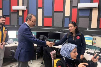 Vali Kızılkaya, yılbaşı mesaisinde denetimlerde bulundu