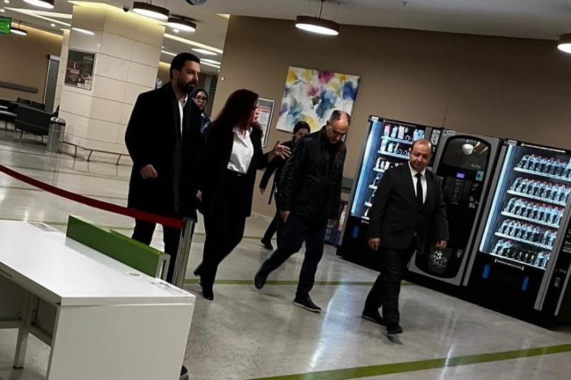 Vali Özkan’dan tedavisi süren Başkan Durbay’a ziyaret