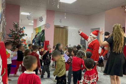 Van Büyükşehir Belediyesinden kandil günü Noel kutlaması
