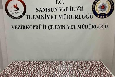 Vezirköprü’de uyuşturucu operasyonunda 3 gözaltı