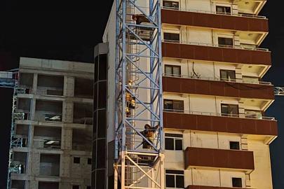 Vince çıkarak intihara kalkışan şahsı itfaiye vazgeçirdi