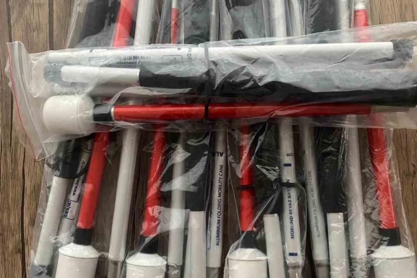 Yeni doğan bebek adına yapılan ’Beyaz Baston’ bağışı yürekleri ısıttı