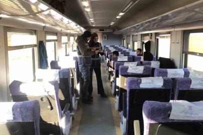 Yerköy’den geçen Güney Ekspres treninde polis denetimi