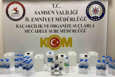 Yılbaşı öncesi sahte alkollü içki ele geçirildi