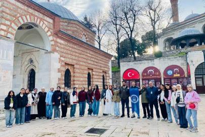 Yıldırımlı gençler Bursa’yı keşfediyor