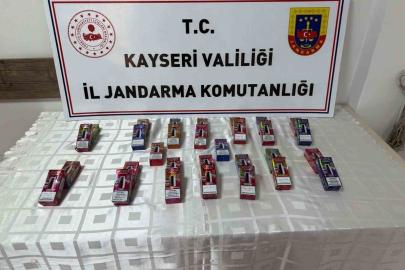 Yol kontrolünde 930 paket kaçak sigara ele geçirildi