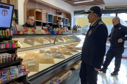 Zabıta ekiplerinden yılbaşı öncesi denetim