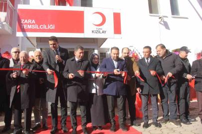 Zara’da Türk Kızılay hizmet binası törenle açıldı