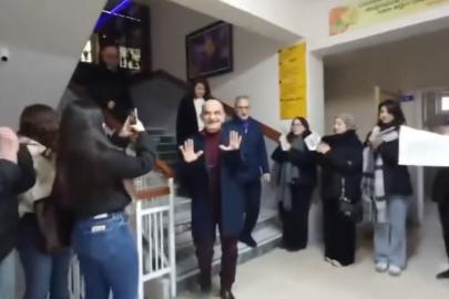 40 yıllık eğitimcinin meslek hayatı alkışlarla son buldu