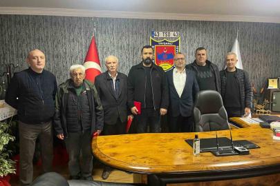 Abdullah Ak, Tavşanlı Şoförler Odası başkanlık görevini devraldı